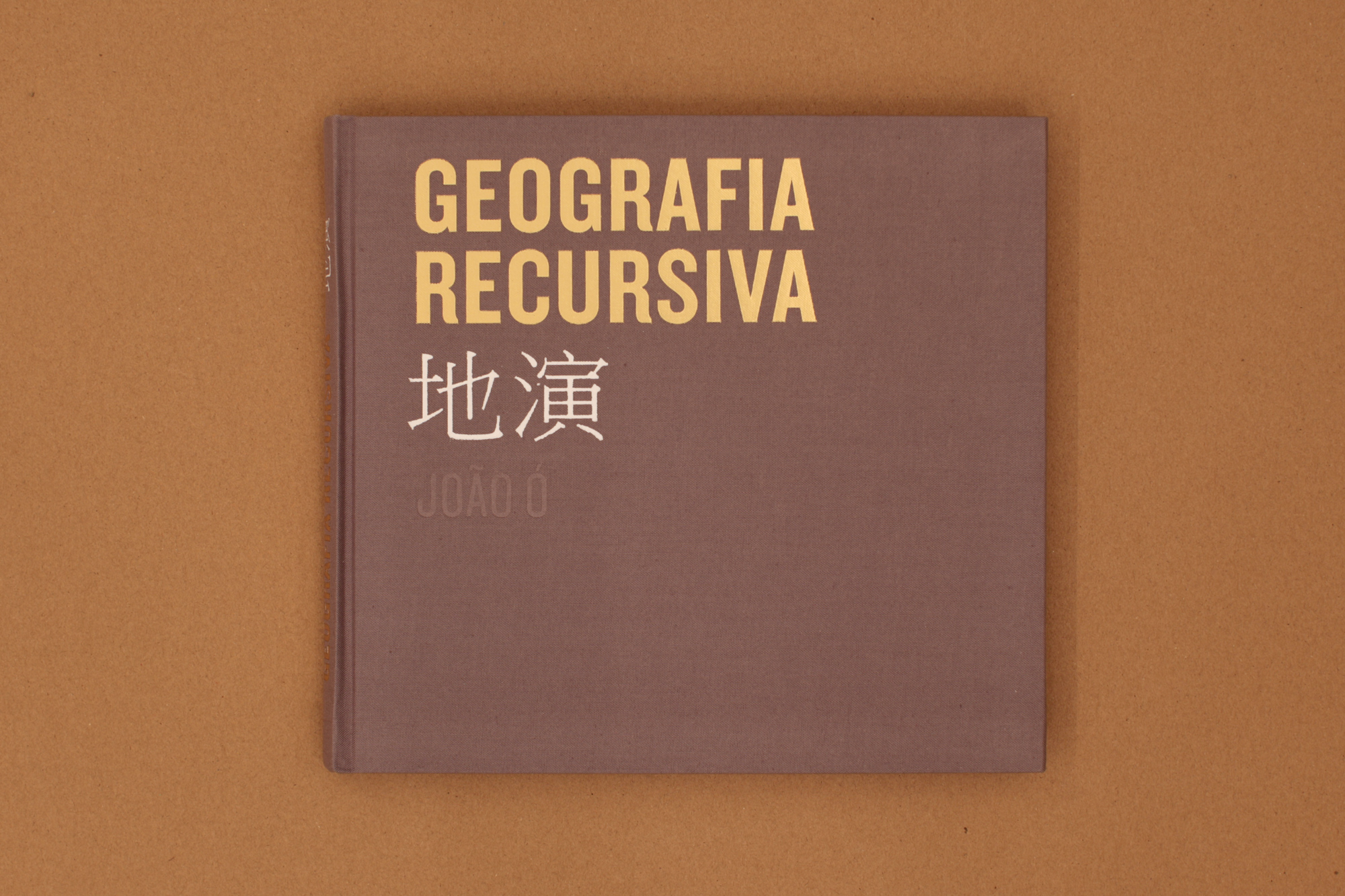 Recursive Geography : book design by Júlio da Costa Pinto